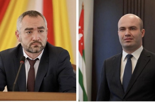 Председатель Парламента Республики Южная Осетия Алан  Маргиев поздравил Спикера Народного Собрания - Парламента Республики Абхазия Лашу Ашуба с  днем рождения