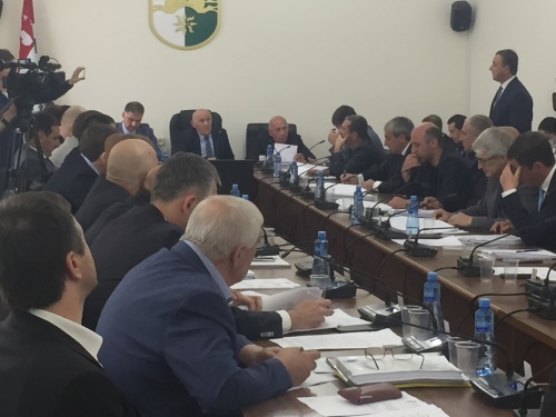 Состоялось очередное заседание сессии Парламента Республики Абхазия