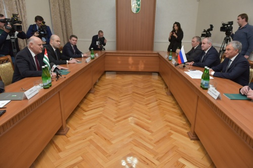 Делегацию Государственной Думы России принял Президент Республики Абхазия